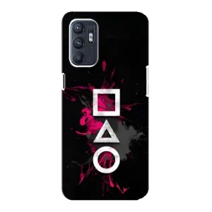 Чехол с принтом «Символы Игра кальмара» для ZTE Blade A31 Plus