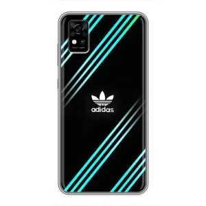 Чехлы Адидас для ZTE Blade A31 (AlphaPrint) (Адидас с полосами)