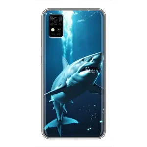Чохол з картинкою 'Хижаки' для ZTE Blade A31 (Акула під водою)