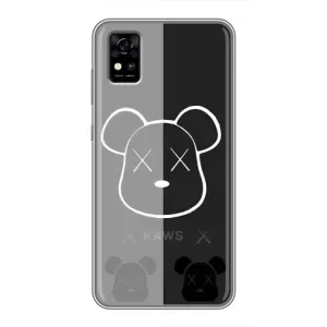 Чохли для ZTE Blade A31 - Bearbrick Louis Vuitton (PREMIUMPrint) (БеарБрік очі)
