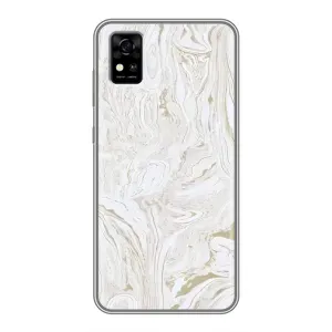 Мраморний чехол на ZTE Blade A31 (VPrint) (Білий мрамор)