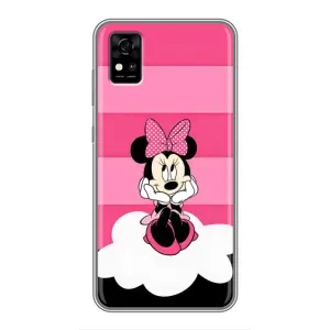 Эксклюзивный чехол для ZTE Blade A31 (AlphaPrint - Мультяшные) (Девочка Maus)