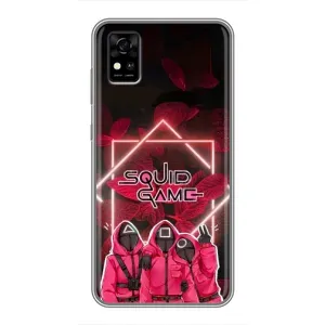 Чохол Гра в кальмара для ZTE Blade A31 (Охоронці Гра кальмара)