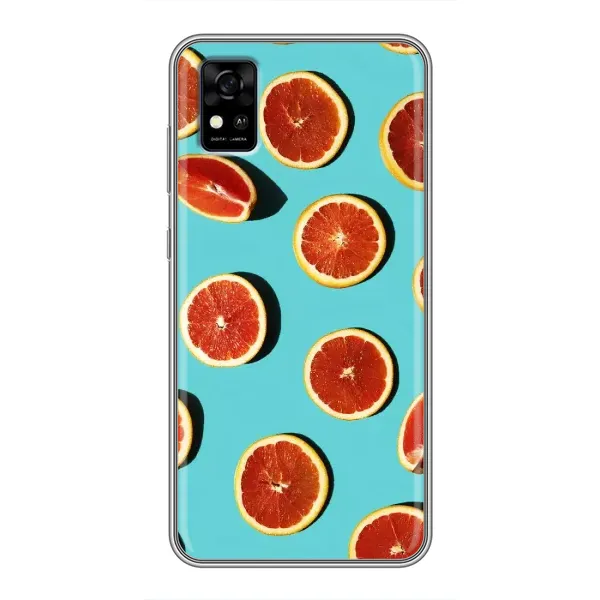 Чехол с принтом «Грейпфрут» для ZTE Blade A31