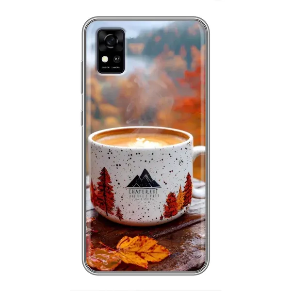 Чехол с принтом «Кофе на природе» для ZTE Blade A31