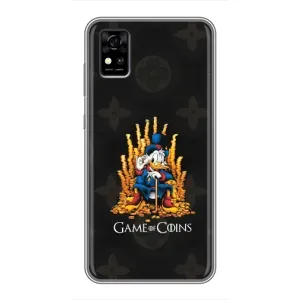 Чехли для ZTE Blade A31 - Скрудж МакДак Louis Vuitton (PREMIUMPrint) (Король грошей)