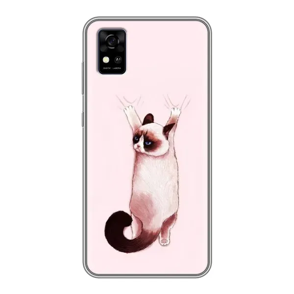Чехол с принтом «Котик падает» для ZTE Blade A31