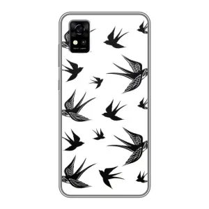 Чохол з пташками на ZTE Blade A31 (VPrint) (Ластівки)