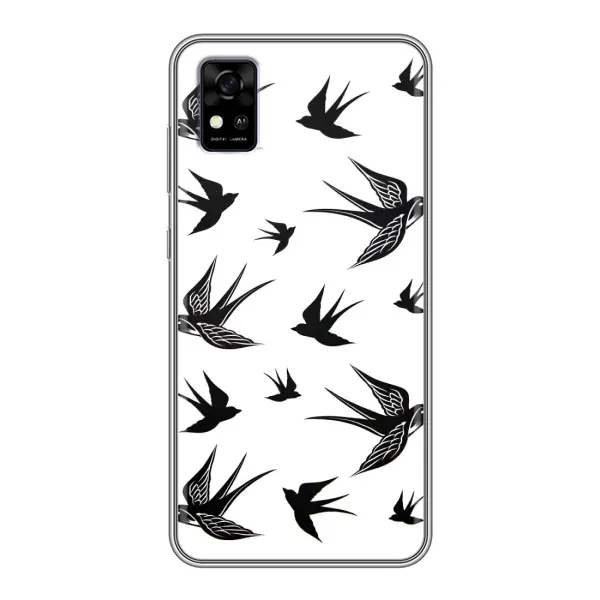 Чехол с принтом «Ласточки» для ZTE Blade A31