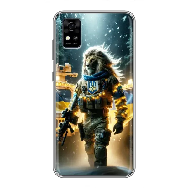 Чехол с принтом «ЛЕВ ЗСУ» для ZTE Blade A31