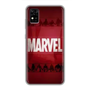 Чехол МАРВЕЛ для ЗТЕ Блейд А31 (AlphaPrint) (MARVEL)