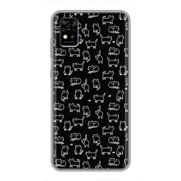 Чехол с принтом «Меленькие котики» для ZTE Blade A31 Чехол с принтом «Меленькие котики» для ZTE Blade A31