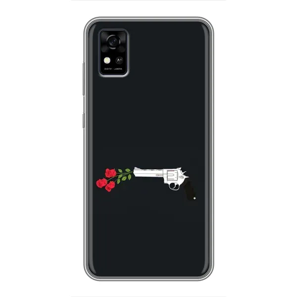 Чехол с принтом «Неожиданные цветы» для ZTE Blade A31