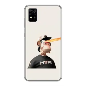Чохли з Мавпами NFT для ZTE Blade A31 (AlphaPrint) (мавпа NFT в окулярах)