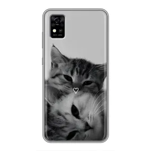 Чохол з малюнком кіт на ZTE Blade A31 (Пара котів)