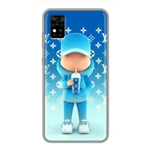 Круті Чохли Луі Віттон для ZTE Blade A31 (AlphaPrint) (Хлопець LV)