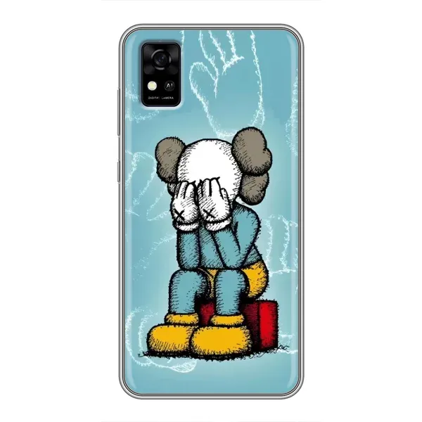 Чехол с принтом «Плач Bearbrick» для ZTE Blade A31