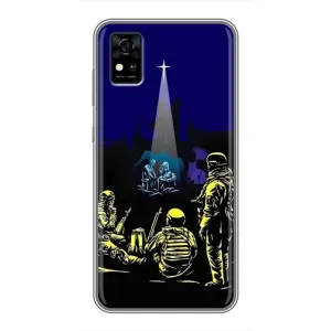 Різдвяні, Святкові Чохли для ZTE Фенікс А31 (Різдво в Україні)