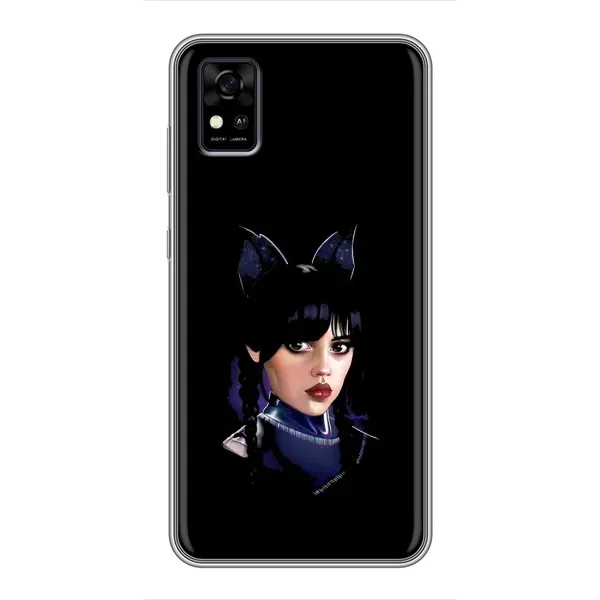 Чехол с принтом «серьезная Уэнздей» для ZTE Blade A31 Чехол с принтом «серьезная Уэнздей» для ZTE Blade A31