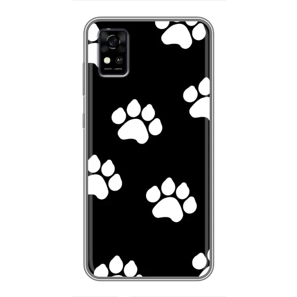 Чехол с принтом «Следы собаки» для ZTE Blade A31
