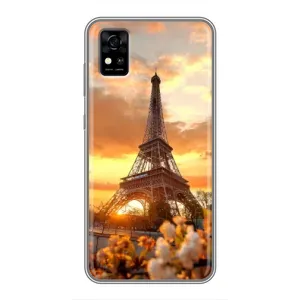 Чехол Эйфелева Башня для ZTE Blade A31 - (AlphaPrint) (Солнечная башня)