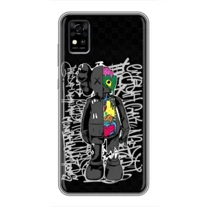 Чохли для ZTE Blade A31 - Bearbrick Louis Vuitton (PREMIUMPrint) (Стиль Bearbrick)