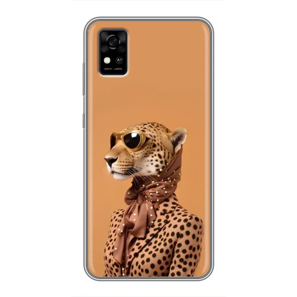 Чехол с принтом «Стильный леопард» для ZTE Blade A31