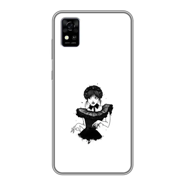 Чехол с принтом «танец Уэнздей» для ZTE Blade A31 Чехол с принтом «танец Уэнздей» для ZTE Blade A31