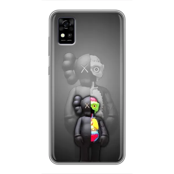 Чехол с принтом «Тело Bearbrick» для ZTE Blade A31