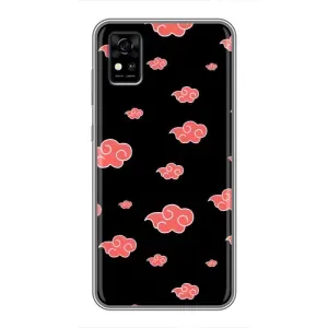 Чехлы Персонажи Аниме Наруто для ZTE Blade A31 (AlphaPrint) (Тучки Аниме)