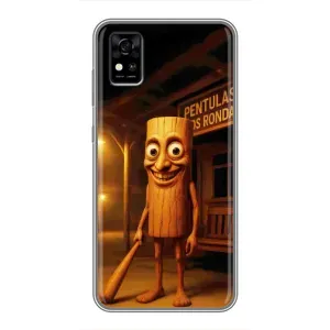 Чохол з мемом Тралалело тралала на ZTE Blade A31 (Тунг тунг сахур)