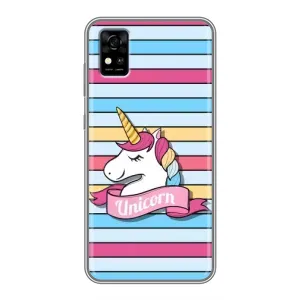 Чохол для ZTE Фенікс А31 - (Єдинорожки - Новинки) (AlphaPrint) (Unicorn)