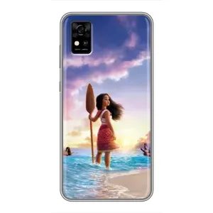 Чохол з мультфільмом Ваяна ZTE Blade A31 (Моана з веслом)