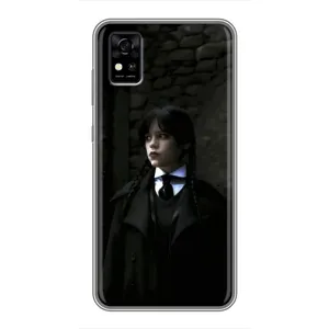 Чехол с дизайном Венздей 2 на ZTE Blade A31 (Темный стиль Уэнздей)
