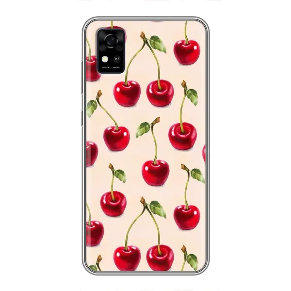 Чехол с принтом «Вишня» для ZTE Blade A31