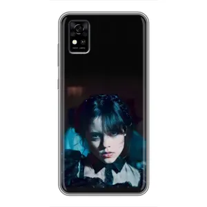 Чохли Венсдей на ZTE Blade A31 Уенсдей (AlphaPrint) (погляд Венздей)
