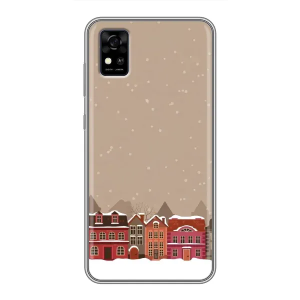 Чехол с принтом «Зимний город» для ZTE Blade A31