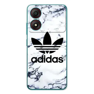 Чехлы Адидас для ZTE Blade A34 (AlphaPrint) (Адидас на мраморе)