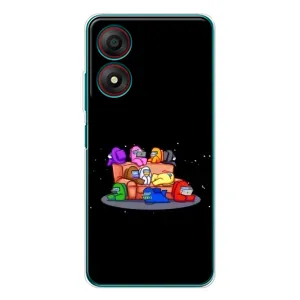 Чохли Амонг Ас для ZTE Blade A34 (AlphaPrint) (Амонг-ас)