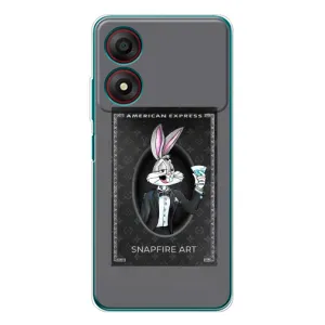 Брендновые Чехлы для ZTE Blade A34 - (PREMIUMPrint) (Бакс Бани LV)