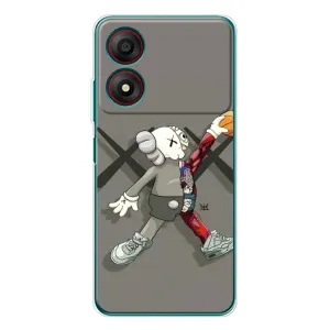 Чехлы для ZTE Blade A34 - Bearbrick Louis Vuitton (PREMIUMPrint) (Беарбрик Джордан)