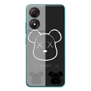 Чехлы для ZTE Blade A34 - Bearbrick Louis Vuitton (PREMIUMPrint) (БеарБрик глаза)