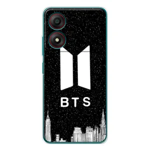 Чохли BTS для ZTE Blade A34 (AlphaPrint) (БТС Лого)