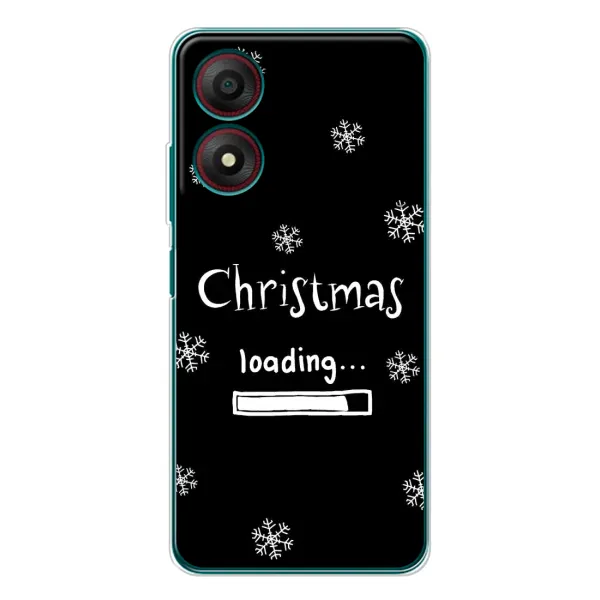 Чехол с принтом «Christmas loading» для ZTE Blade A34 Чехол с принтом «Christmas loading» для ZTE Blade A34