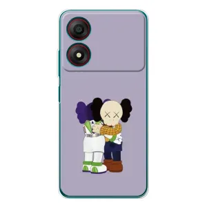 Чехлы для ZTE Blade A34 - Bearbrick Louis Vuitton (PREMIUMPrint) (Дружба Беарбрик)