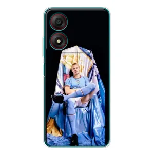 Чехлы с футболистом Ерлинг Холанд для ZTE Blade A34 (AlphaPrint) (футболист Холанн)
