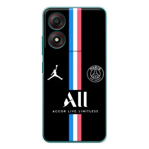 Чехлы PSG для ZTE Blade A34 (AlphaPrint) (футболка ПСЖ)