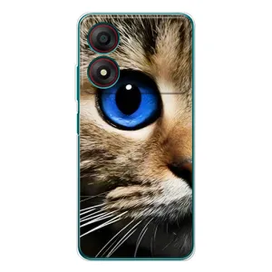 Чехлы с Котиками для ZTE Blade A34 (VPrint) (Глаз кота)