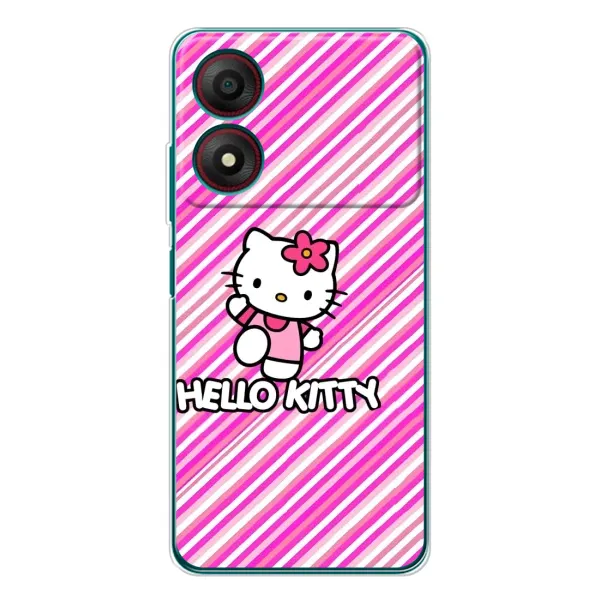 Чохол з принтом «Hello Kytty» для ZTE Blade A34 Чохол з принтом «Hello Kytty» для ZTE Blade A34