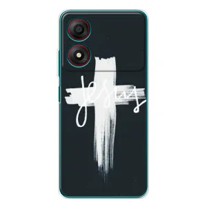 Чехол для ZTE Blade A34 (AlphaPrint) - (Христианские) (Иисус)